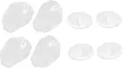 Lurrose 4 Pairs Clip Toe Pad Slipper Sandals Clear Thong Silicone Gel Feet Numbing Spray for Heels Toe Protectors for Shoes Thong Metatarsal Guard Sandal Inserts Thong Sandal Toe Pads