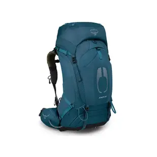 【Osprey】Atmos AG 50 登山背包 50L 男款 氣壓藍(健行背包 徙步旅行 登山後背包)