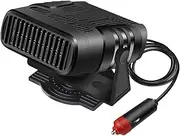 MEFESE Car Heater, Multi-Function Portable Car Heater, 120W 12V Car Heater That Plugs Into Cigarette Lighter, 360° Free Adjustment, Quick Heating Defrost and Defogging