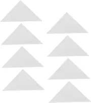 JUMPLAWN 8Pcs Triangle Corner Protectors for Foosball Tables Durable Cushions Covers for Table Edges Easy to Install Protective Corner Guards