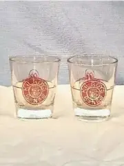 2 Kilroy's SPORTS Bar n Grill ❤️ Shot Glasses SET, NOS, INDIANA, IU, Bloomington
