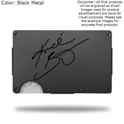 Custom KOBE BRYANT Laser Engraved Signature Wallet - Pick A Wallet Color