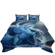 Fantasy Art Cool Water Pegasus Coverlet
