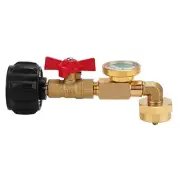 Propane Adapter 1 Lb to 20 Lb QCC1 Propane Refill Elbow Adapter with and1341