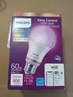 Philips 60W Smart Bulb Full Color Wi-Fi LED, Wiz Connected 800L