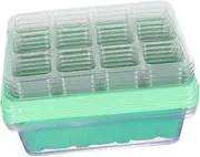 5 Sets Cell Plant Germination Trays Lightweight Durable Seedling Boxes for Home Gardening Enhance Growth Germination Rate for Indoor and Outdoor Use