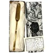 Sven Berg Colonial Williamsburg Brass Marrow Spoon Double Sided With Box