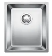 Blanco ANDANO UNDERMOUNT SINK WITH OVERFLOW 440x380x190mm Stainless Steel