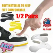 Shoe Anti Crease Protector Force Fields Sneaker Toe Box Decreaser 1/2Pairs KZ