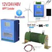 Bluetooth MPPT Charger Controller Solar Wind Auto Transfer Switch 12V 24V 48V