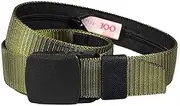 [Generic] Security Money Belt, Travel Security Money Belt, Cashsafe Anti-Theft Travel Wallet Belt, Security Money Belt for Valuables, Travel Anti-Theft Belt, Cashsafe Wallet Belt, si, Army Green, Siehe