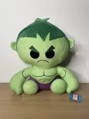 Marvel Green Hulk Large Chibi Sitting Collectable Soft Plush Toy 35cm