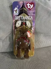 MINT RARE McDonald’s Ty Beanie Baby BRITANNIA TWO Tag Errors 1993, Oak Brook