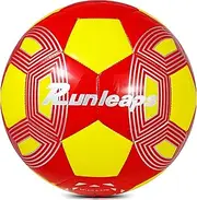 Runleaps Fustal Ball, Futsal Soccer Ball，Great for Indoor or Outdoor Futsal Ball，Toys with Star Pattern Official Soccer Ball Size 4 for Training, Playing,Games(Red)