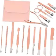 Ipetboom 1 Set Travel Kit Portable Nail Care Manicure Set for Fingernails Toenails Professional Tools for Easy Callus Removal and Nail Trimming Present for Personal Care