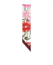 Ferragamo Bouquet Printed Mini Bandeau One size marshmallow