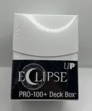 ULTRA PRO Deck Box ECLIPSE PRO-100+ ARCTIC WHITE with DIVIDER Card Storage Case