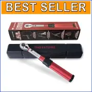 Professional 1/4'' Torque Wrench, 90-Tooth Gear, Compact & High-Performance Tool