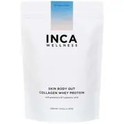 Inca Organics Skin Body Gut Collagen Whey Protein Creamy Vanilla 450g
