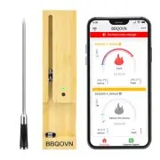 Smart Wireless Meat Thermometer 3.9mm Ultra-Thin 777FT Range Remote Bluetooth...