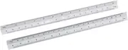 30cm 15cm Triangular Ruler Set Plastic Scale Ruler Drafting Tool for Students Teachers Precision Measurement
