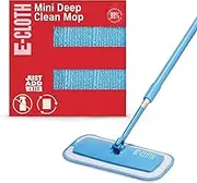 E-Cloth Mini Deep Clean Mop, Premium Microfiber Mops for Floor Cleaning, Great for Hardwood, Laminate, Tile and Stone Flooring, Washable and Reusable, 100 Wash Guarantee, 1 Pack