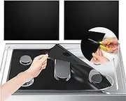 Daordaer Silicone Stove Covers for Gas Burners, Stove Top Cover Easier to Cut Clean Reusable Stove Protector Liners Non Stick Washable Liner Gas Stove Burner Covers Fits Most Gas Range,27x16.7in