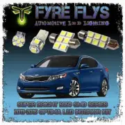White LED interior lights package kit for 2011-2015 Optima 10pcs 5050 series SMD (for: Kia)