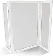 PetFusion ModestCat Litter Box Privacy Screen (3' Tall; 4' Wide, White). Cat Litter Box Furniture Best for Your Cat's Health