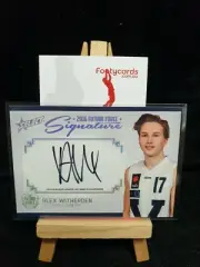 2016 AFL Future Force Platinum Draft Signature Alex Witherden #40 Lions Eagles