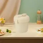 Microwave Rice Cooker Vegetable Steamer with Spoon Multifunctional for Kitchen
