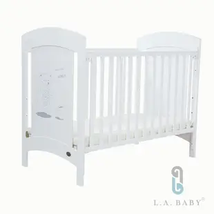 L.A. Baby Austin奧斯汀嬰兒床/中床/童床(白色)