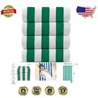 Ultra-Soft Quick Drying Beach Towels Set of 4 - Sand Proof Oversized Design