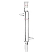 Borosilicate Glass Liebig Condenser with 24/40 Joint 200 mm Jacket Length Lab...