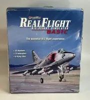 Real Flight R/C Flight Simulator Basic W/ DVD ,Controller Great Planes Brand NEW