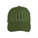 【FURLA 芙拉】FURLA刺繡拱形LOGO混紡棉質棒球帽(女款/綠)