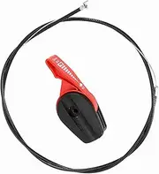 Zerodis Universal 65" Throttle Cable for Lawnmower Electric Petrol Lawnmower Red