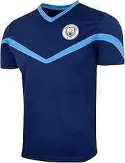 Boy's Manchester Training Jersey, Official Licensed Youth Sizes M City Tee Shirt