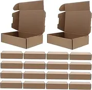 ARTIBETTER 25pcs Boxes Thickened Shipping Boxes Flat Packing Boxes for Storage Easy to Assemble Compressive Resistance for Transporting Items