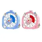 60 Mins/12 H Visual Timer Baking Alarm Clock Analog Silent Kitchen Timer for