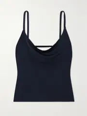 [SIEDRÉS] SIEDRÉS - Windi Open-back Stretch-jersey Camisole - Navy - x large x large Blue
