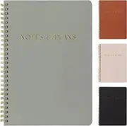Simplified Daily Planner And Notebook With Hourly Schedule - Aesthetic Spiral To do List Notepad to Easily Organize Your Tasks And Appointments - Stylish Book And School Or Office Supplies For Women