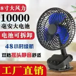 SVINKAL USB充電風扇宿舍迷你可充電學生床上隨身便攜式桌面靜音辦公室大風力桌上嬰兒小型臺式家用車載手持-朵朵雜貨店