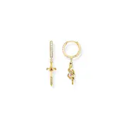 Buy Romance Hoop earrings Snake & Cross by Thomas Sabo online - THOMAS SABO Australia