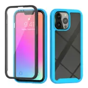 Front and Back Cover 2 in 1 Phone Case for iPhone 14 13 12 11 Pro Max Plus XS XR