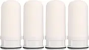 CLSSLVVBN 4pcs Faucet Water Filter Elements, Ceramic Filter Elements for Tap Water Purifier, 7-Layer Filtration, Tap Water Filter Replacement Cartridges