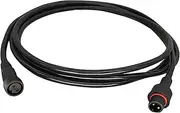 tunghey 1Pack 2 Pin 24AWG IP65 Extension Cable Wire with Male and Female Connectors at Both Ends for Single Color RGB 5630 5730 5050 WS2813 etc LED Strip 15mm nut Small Size (5M)