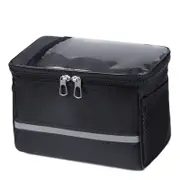 Bicycle Handlebar Basket Bag Bike Reflective Front Pannier Tube Waterproof