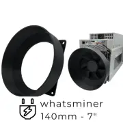 140mm to 7 Inch - Fan Shroud Adapter Crypto ASIC Miner Silencer Whatsminer M50S