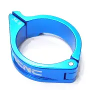gobike88 KCNC Front Derailleur Clamp, 34.9mm, 16g, Blue, E63